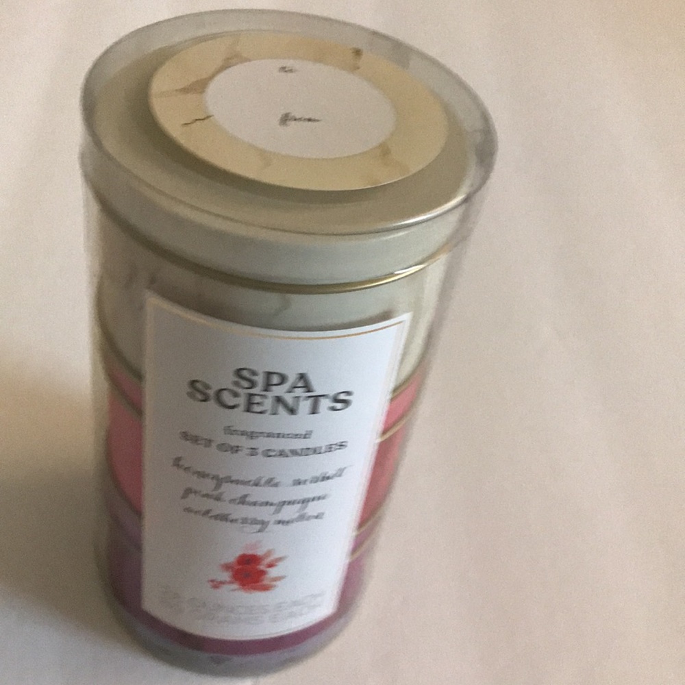 SPA SCENTS Farganced  Set  3 Candles